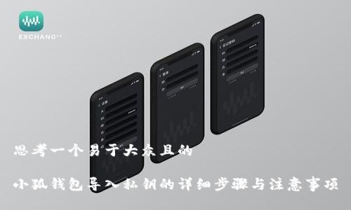 思考一个易于大众且的

小狐钱包导入私钥的详细步骤与注意事项